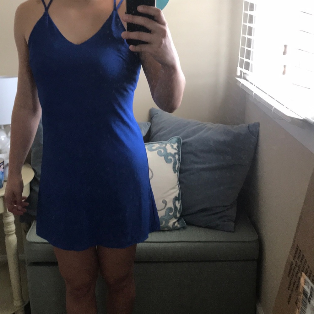 Blue dress